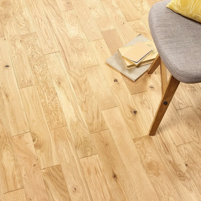 Kensington Solid Wood Oak Natural Brushed Oiled